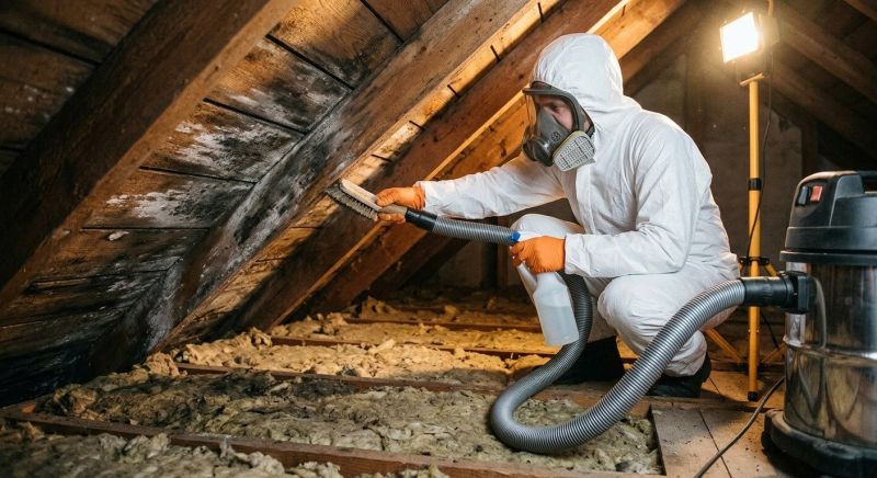 Attic Mold Remediation in Fort Worth, TX