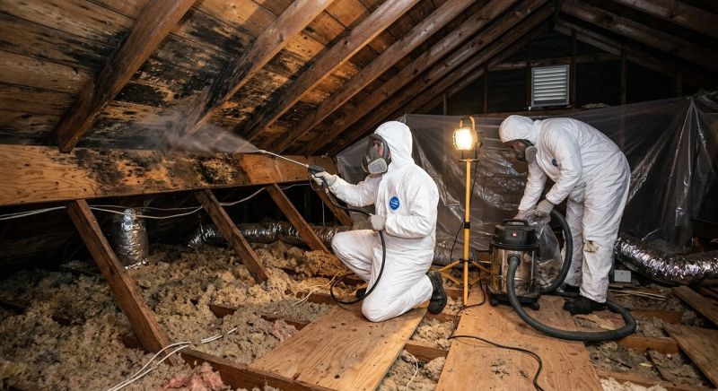 Attic Mold Removal in Bergen County, NJ